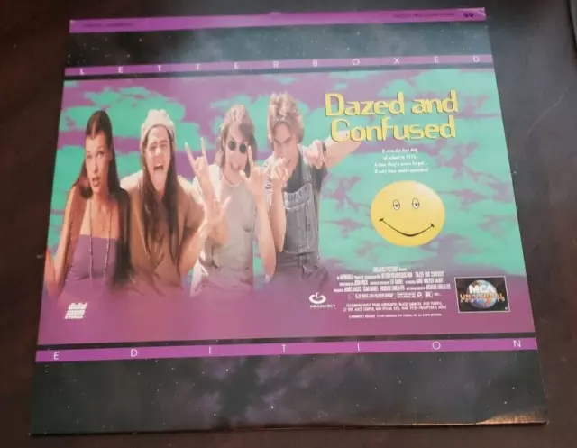 Laserdisc Dazed and Confused 1993 Milla Jovovich Mathew McConaughey Comedy K5