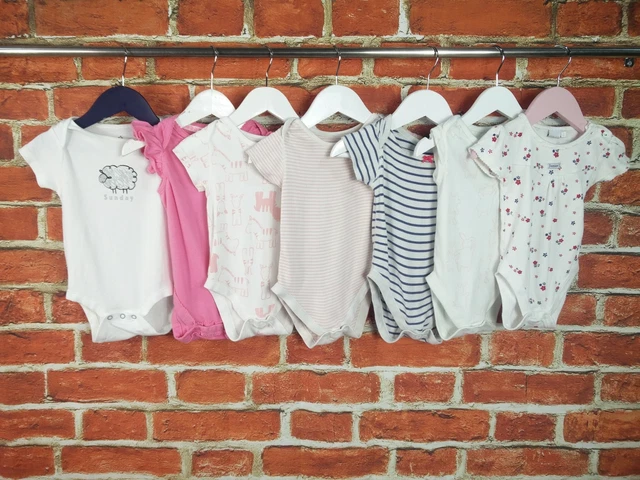 Baby Girls Bundle Age 6-9 Months Next J Conran M&S Etc Bodysuit Vest Set 74Cm