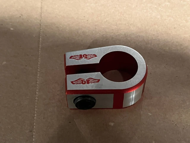 🍀Red 85 86 Gt Seat Clamp Old School Bmx Pro Freestyle Tour Performer World Tour