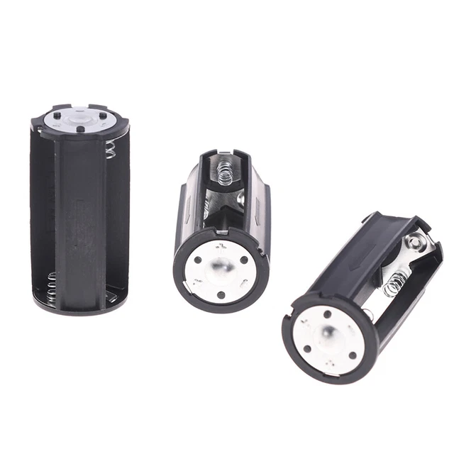 1/3Pcs 3x AA to D Size Battery Adapter Converter Holder Case Box Series circu ba