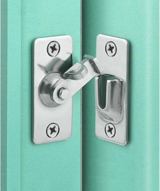 Mini Size 90 Degree Door Latch Sliding Screen Barn Hasp Clasp Pocket Door Locks