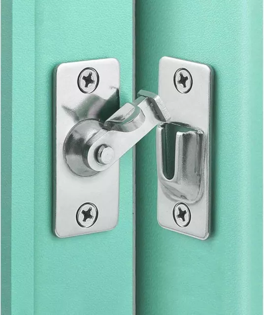 Mini Size 90 Degree Door Latch Sliding Screen Barn Hasp Clasp Pocket Door Locks
