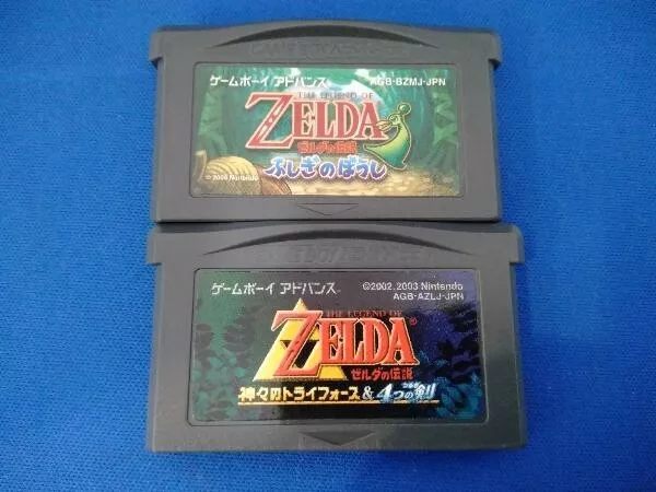 The Legend Of Zelda Link To The Past & Four Swords Game Boy Advance GBA  Japan Ver. Zelda Densetsu 2003 Nintendo AGB-P-AZLJ