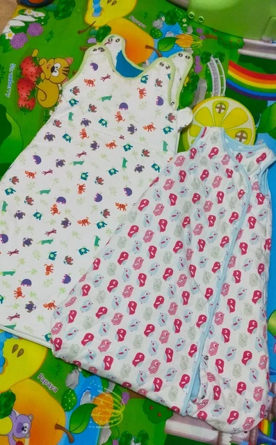 Bolso de dormir marca mix 0-6 meses x2 2.1&2.5 tog 🙂