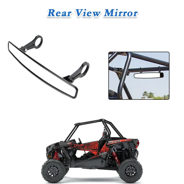 Specchietto retrovisore largo 1,75" UTV grandangolare moto adatto per Honda Pioneer 1000