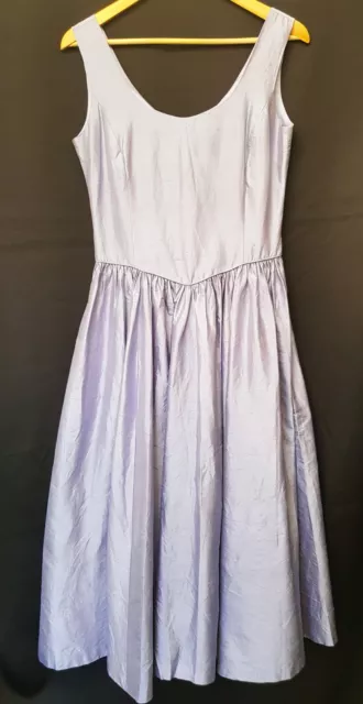 Vintage Laura Ashley 100% Silk Dress & Bolero Bridesmaid Prom Made in England 12