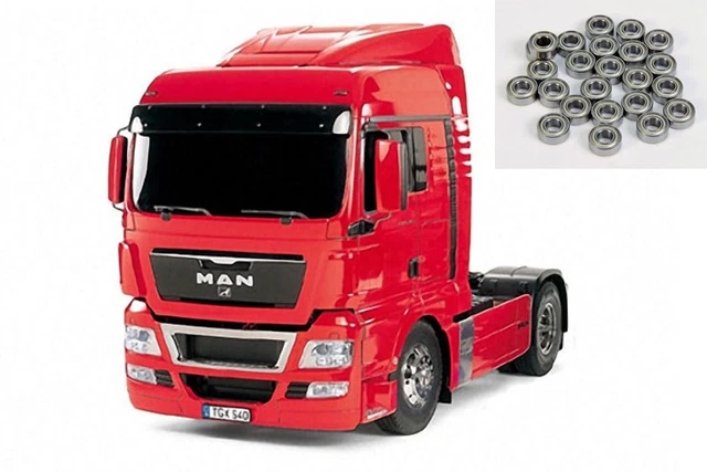 Jeu De 22 Roulements à Billes TAMIYA 56559 - Échelle 1/14 Pour Châssis Camion 4x2 RC - Améliore La Fluidité Et La Performance - 10