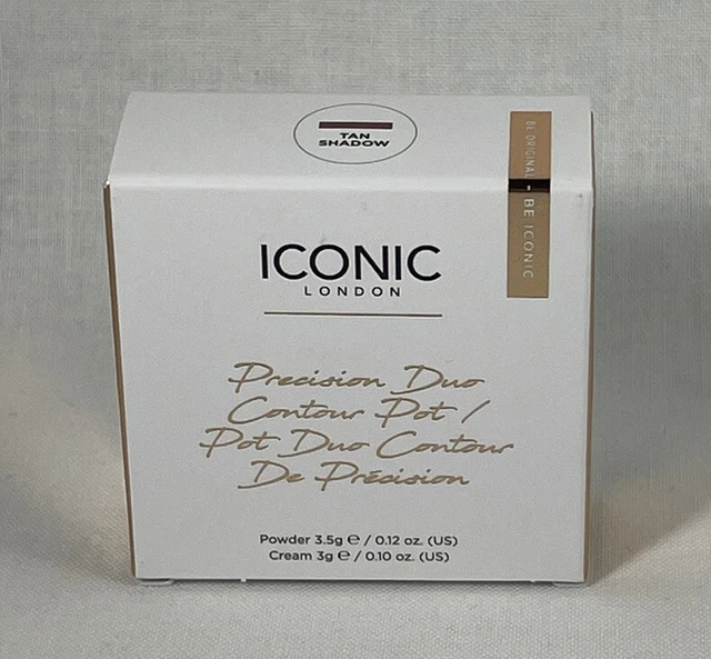 ICONIC LONDON PRECISION Duo Contour Pot TAN SHADOW New in Box 14.