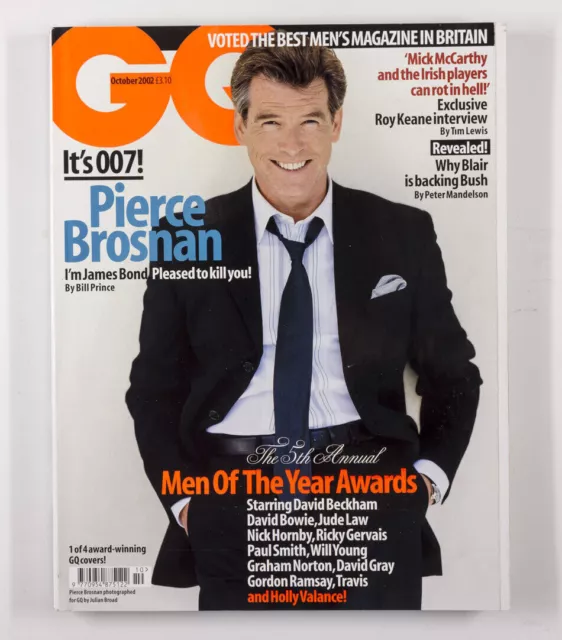 GQ UK MAGAZINE OCTOBER 2022 PIERCE BROSNAN COVER FEATURE