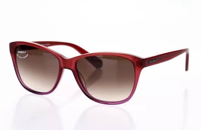 Balmain Womens BL2025 Square Pink Sunglasses 124495