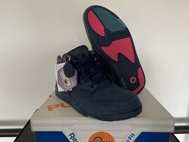Reebok Pump Omni Lite L&D Lemar & Dauley Peacoat/Blue/Carmine Rare Retro 9.5