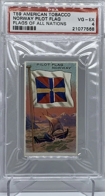 T59 American Tobacco Flags of all Nations - Pilot Flag - Norway PSA 4