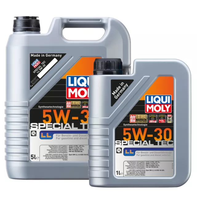 LIQUI MOLY 5W30 6L LEICHTLAUF SPECIAL LL Motoröl für ARO AUDI BMW CADILLAC