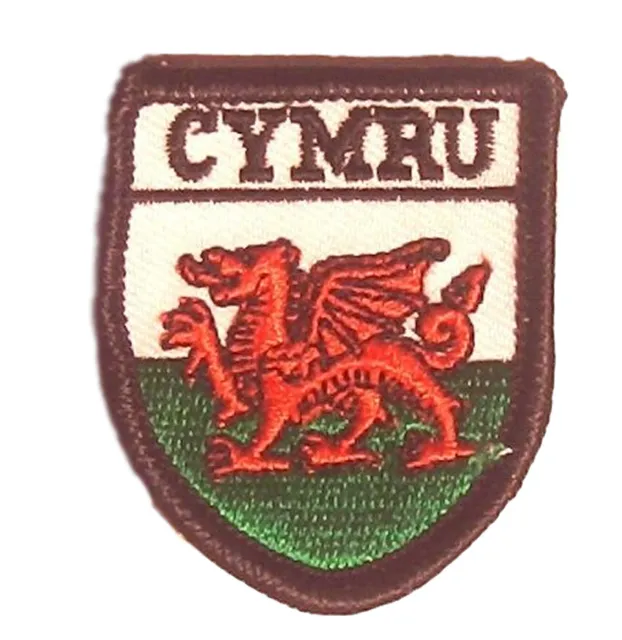 Very Large (Wales) Cymru Dragon Embroidered Patch Badge