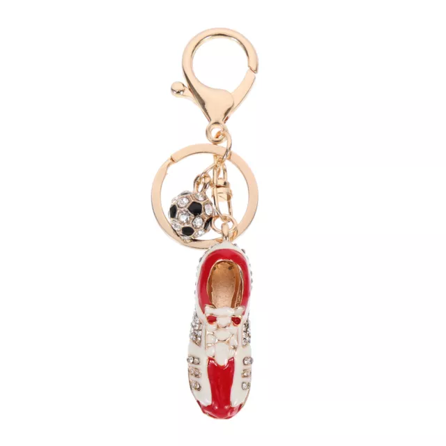 Baseball Keychains for Boys Crystal Car Hanging Ornament Football Shoe