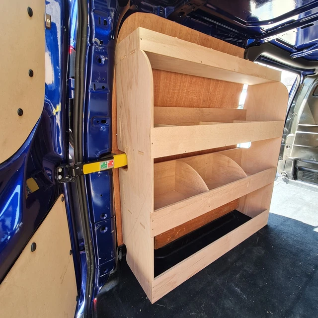FORD TRANSIT CUSTOM 2013 to 2023 Van Shelving Storage Racking Package