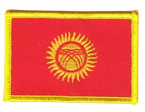 Flaggen Aufnäher Patch Kirgistan Fahne Flagge