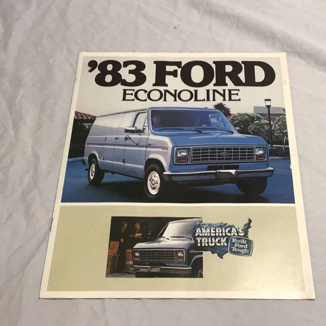 1983 FORD ECONOLINE dealer sales brochure 10.00 PicClick