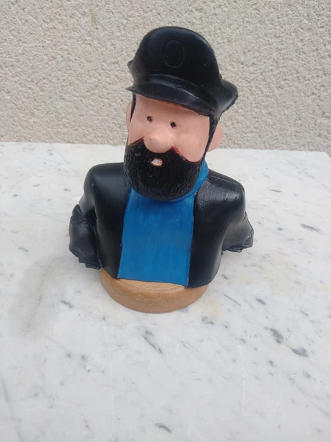 Buste PVC Du Capitaine Haddock (Tintin) - Collection Moulinsart, 7,5 Cm (Réf. 42478)