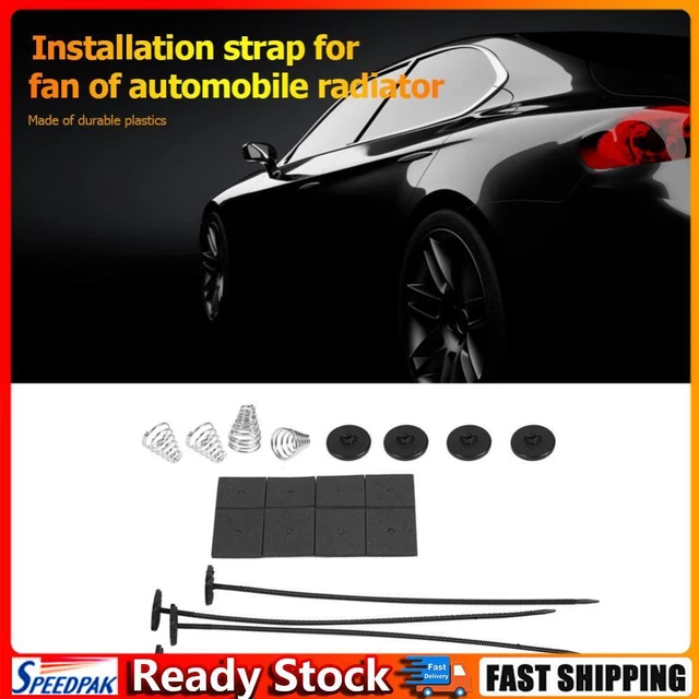 1 Set Universal Car Vehicle Electric Radiator Fan Mounting Kit Straps Brackets H