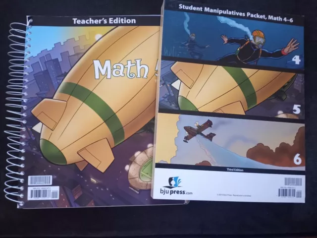 BJU Press Math 5 TE and Manipulatives