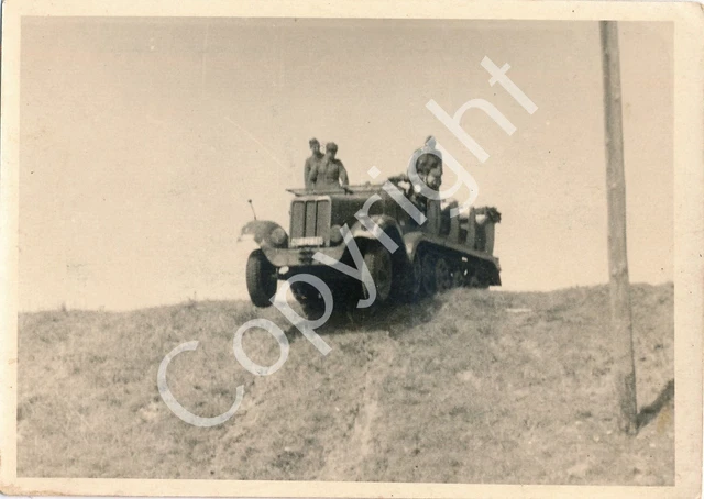 PHOTO WK2 - SDKFZ tracked vehicle half-track X56 £35.11 - PicClick UK