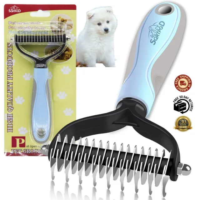 Dog Grooming Brushes Combs Deshedding Tool for Dog Pet Hair Brush Undercoat Rake