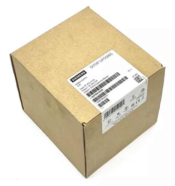 Siemens SITOP UPS500S 6EP1933-2EC51 PS:2 alimentazione 24 VDC - sigillato-