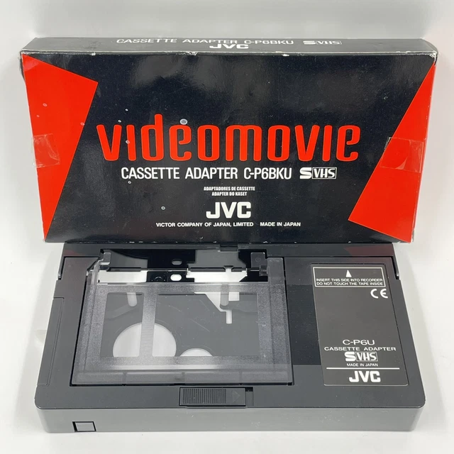 JVC MOTORISED VHSC to VHS Video Cassette Adapter CP6U Tested £24.99