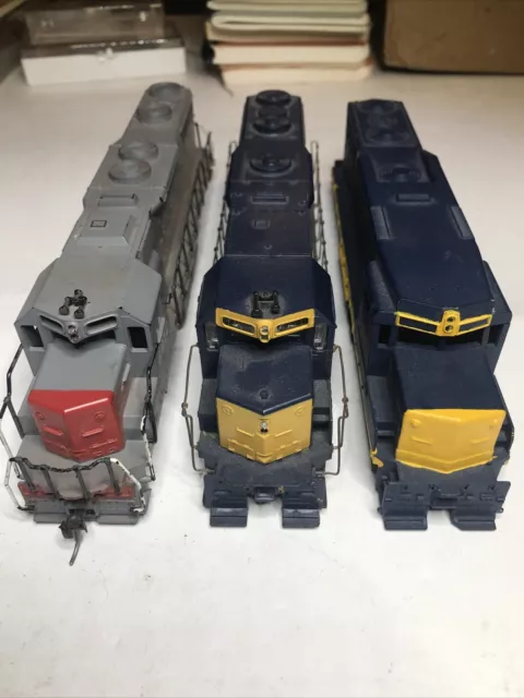HO Scale EMD Locomotive Shells & Frames Only For Parts 2 Athearn & 1 Kato