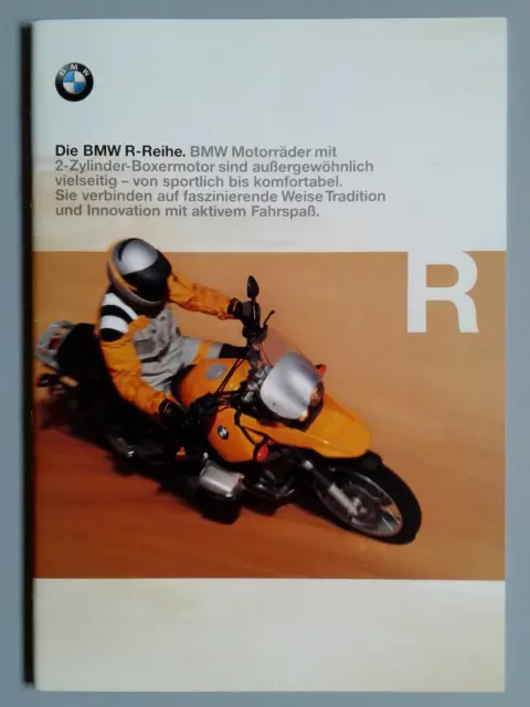 BMW R-Reihe Prospekt 1999 Deutschland