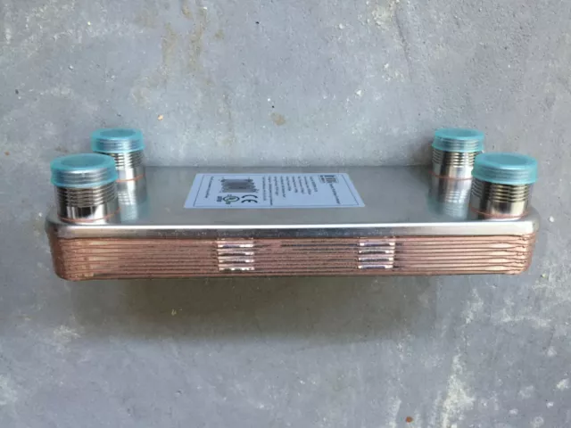 DOUBLE WALL Brazed plate heat exchanger BL32DW-10 (10 plates)