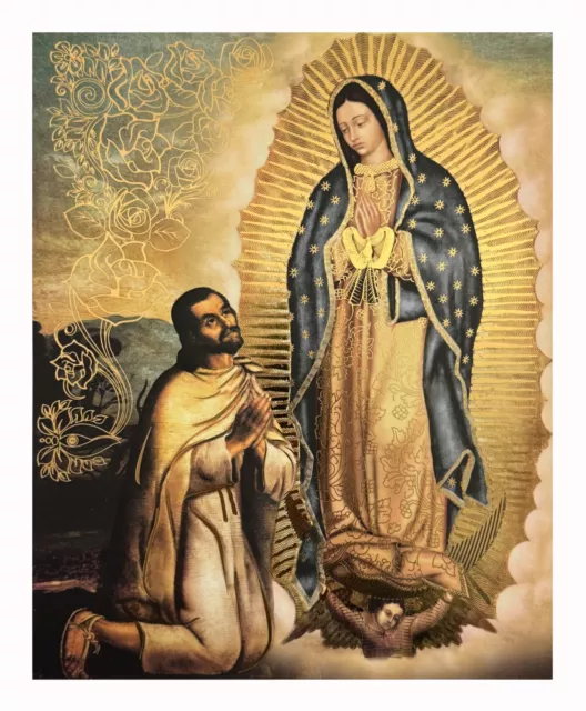 Our Lady of Guadalupe Juan Diego Unframed 8 x 10 Print Picture Frame Wall Art