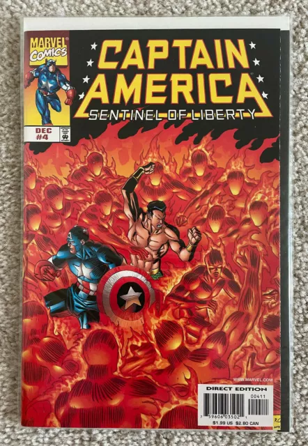 Captain America Sentinel of Liberty #4 Marvel December 1998 Namor Sub-Mariner