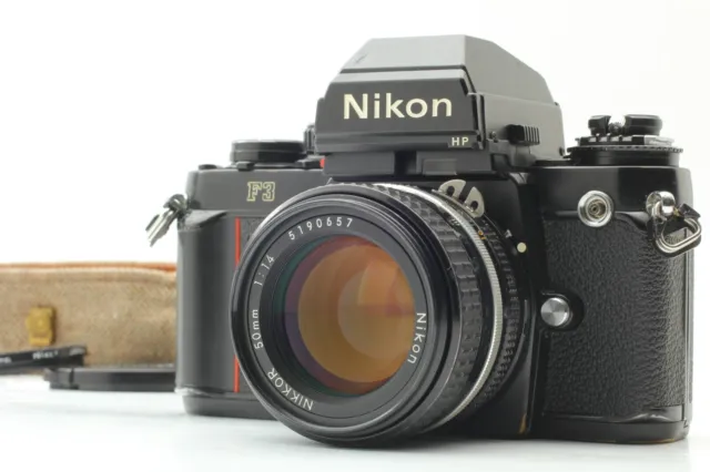 [EXC+5 +Strap] Nikon F3 HP Film Camera Ai-s 50mm f1.4 Lens  w/Cap FromJAPAN N544