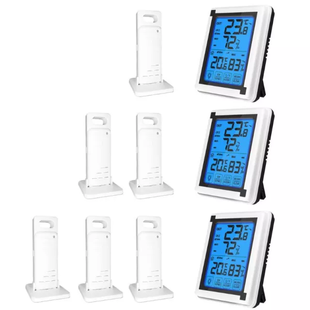 Weather Station ℉/℃ Thermo meter Hygrometer for w/ 3 Forecast