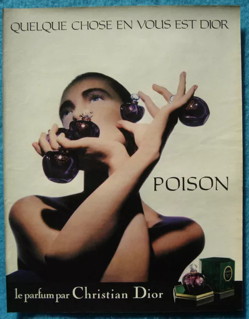 Publicité Papier - Parfum "Poison" De Christian Dior De 1985