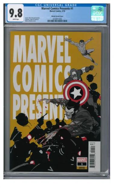 Marvel Comics Presents #1 (2019) Marcos Martin Variant CGC 9.8 White Pages DD398