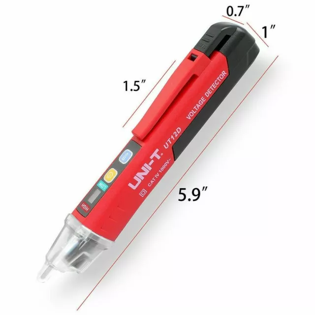 UT12D 90~1000V senza Contatto AC Elettrico Tester Penna Voltaggio Rilevatore