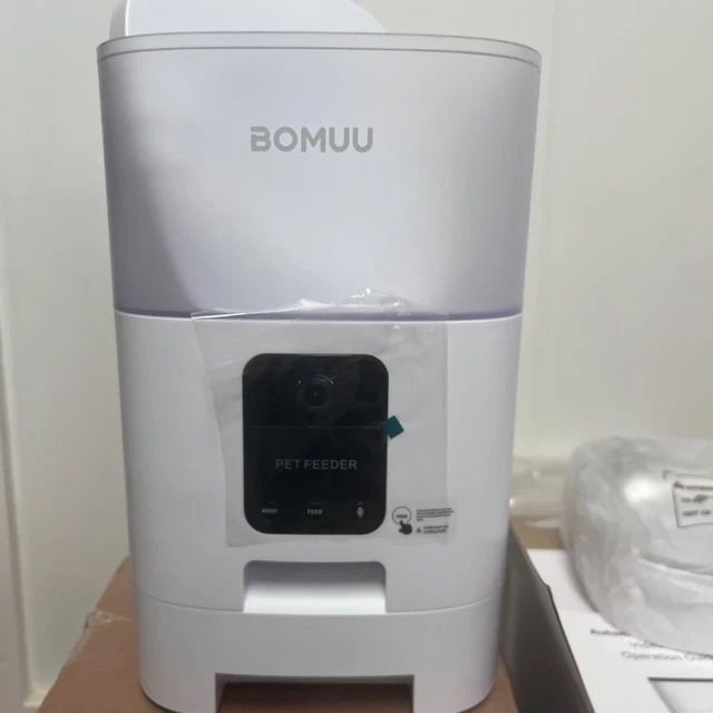 BOMUU 4L AUTOMATIC Pet Feeder w/video, & remote feeding £57.75 ...