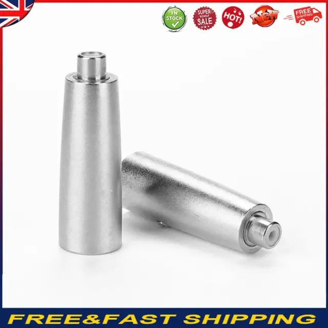 2pcs Metal XLR 3 Pin Male to RCA Female Audio Jack Adapter Plug Connector -