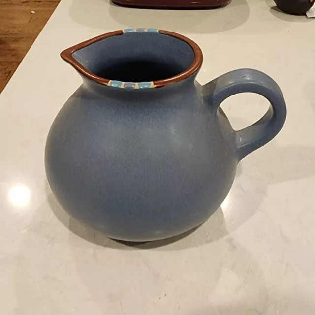 Dansk International Portugal "Mesa" Blue Pitcher 6"