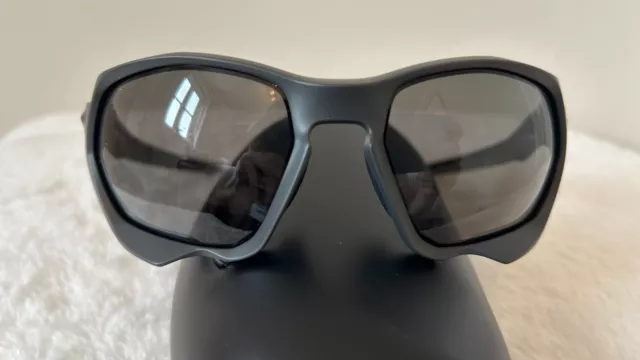 Oakley Custom Plazma Sunglasses - Matte Carbon Frame - Prizm Gray - NEW 3