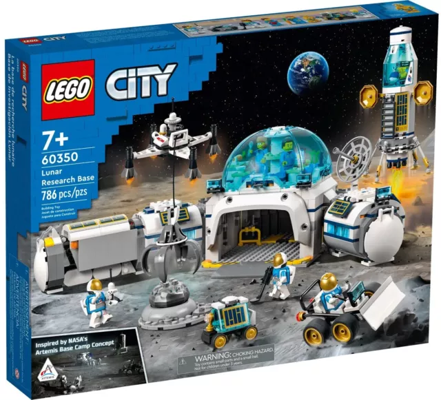 LEGO City Lunar Research Base & Astronauts Space Playset 60350 - BRAND NEW
