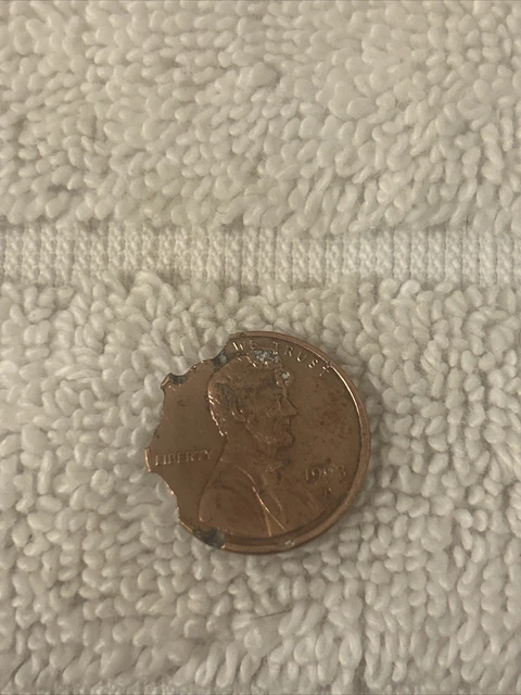 1993 D Lincoln Penny Damaged