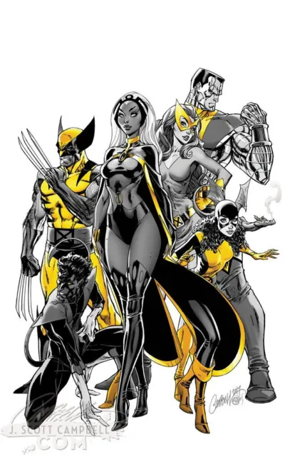 X-Men Gold #1 J Scott Campbell EXCLUSIVE Variant COVER C SIGNED w/COA