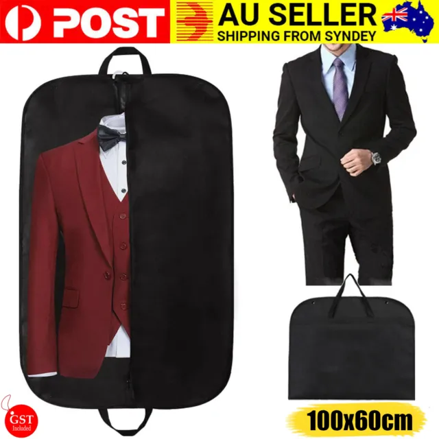 Suit Garment Bag Travel Cover Bag Dustproof Protector Storage Bags Clothes AU