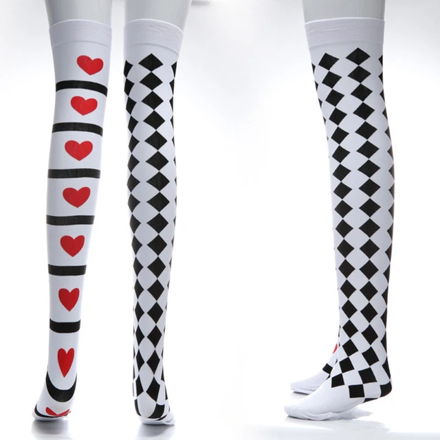 Knee Socks Women Cosplay Stockings Halloween Skeleton Costumes Women's The