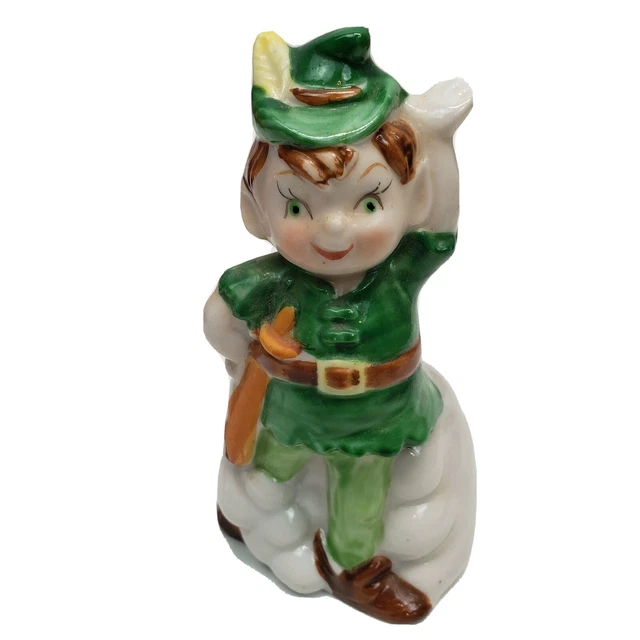 Walt Disney PETER PAN Bell Vintage JSNY Figurine Figure 4"