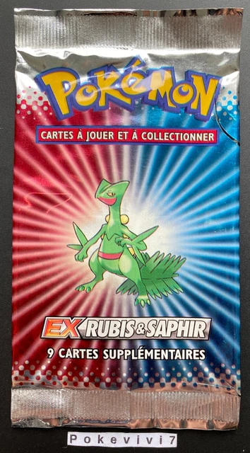 BOOSTER Bloc EX Pokemon EX RUBIS & SAPHIR Vide / Empty / Open / NO CARDS !